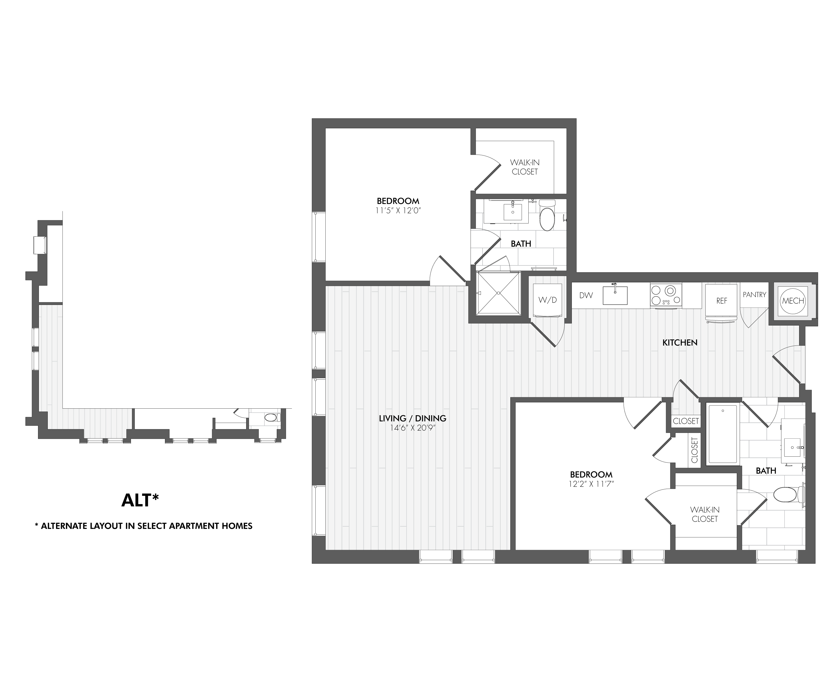 2 Bedroom Apartments Brookland DC Monroe Street Market